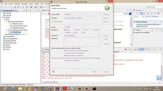 Tutorial WebService Java com JAX-WS no Eclipse - Parte 2 смотреть онлайн