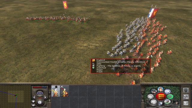Medieval II: Total War: How To Dismounted English Knights