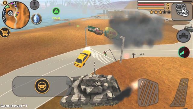 Vegas Crime Simulator (Transformer Monster Truck with Car Truck)Army Base Camp - Android Gameplay H смотреть онлайн