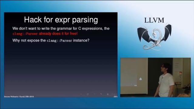 2013 EuroLLVM Developers’ Meeting: S. Pellegrini “An experimental framework for Pragma Handling... смотреть онлайн