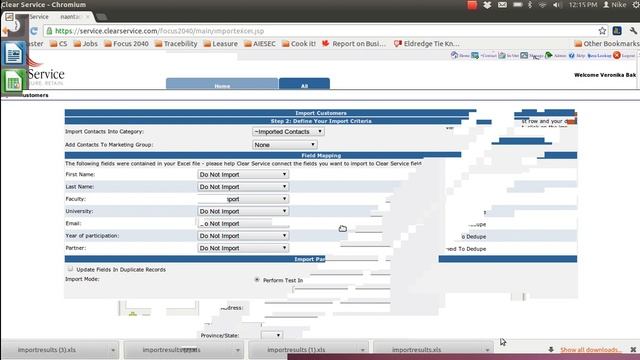 Clear Service CRM Tutorial Part 1 - How to import contacts. смотреть онлайн