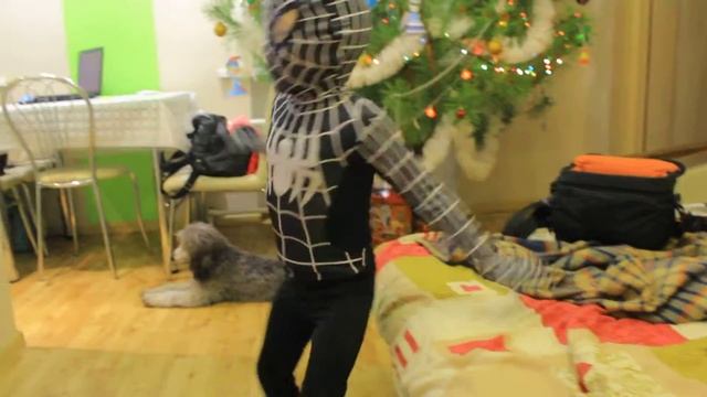 BLACK Spider-man. Костюм Человека-паука. Костюм с Alliexspres смотреть онлайн