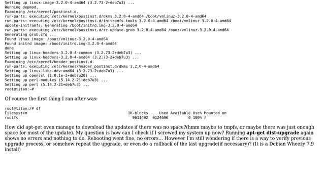 Unix & Linux: What to do when some errors happen during an apt-get upgrade process? смотреть онлайн