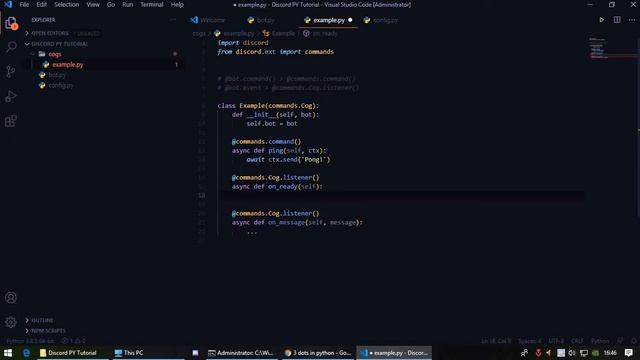 What are cogs? How to use them? discord.py #4 in Hindi. смотреть онлайн