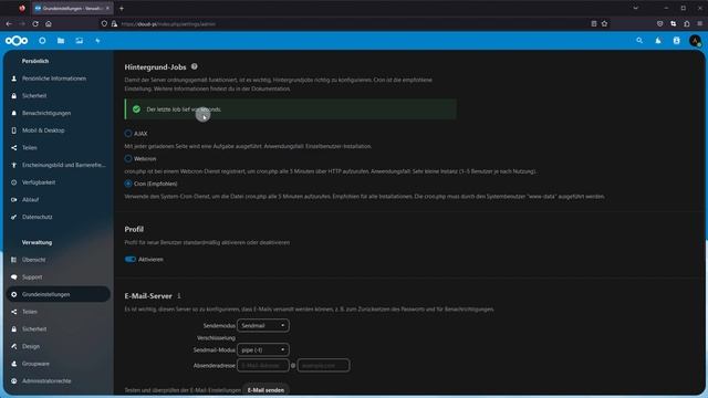 Effizientere Hintergrundaufgaben per Crontab | Nextcloud bauen mit Jet 64 Bit #07 смотреть онлайн