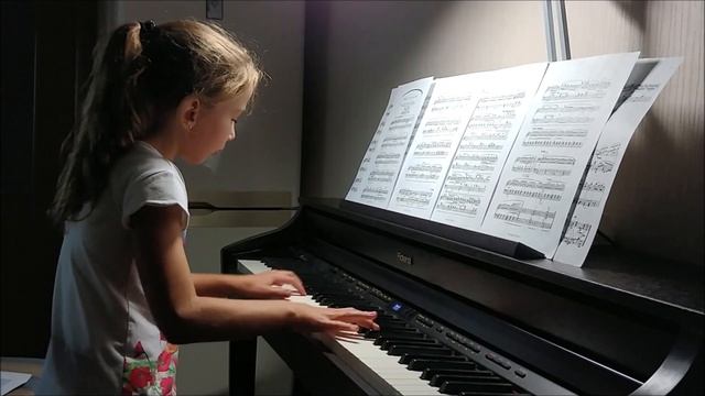 W. Gillok. "Moonlight mood", "Etude in a form of a waltz". смотреть онлайн
