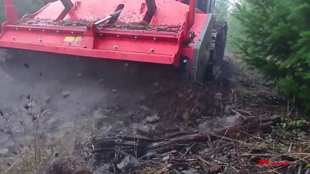 AHWI Raptor800 .Дробление камней.