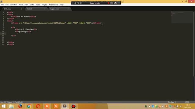 Tutorial List dan Iframe HTML смотреть онлайн