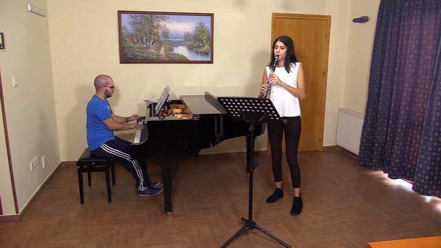 Francis Poulenc- Sonata for Clarinet and Piano 2nd movement смотреть онлайн