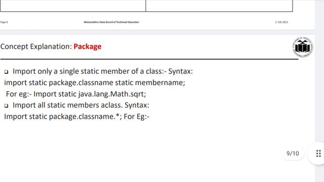 Lecture no 34:- Import statement Static import in java | Java Programming смотреть онлайн