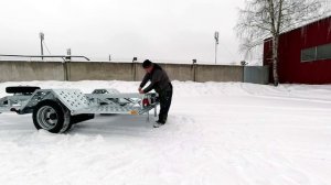Прицепы для перевозки вездеходов. Лесник-2500