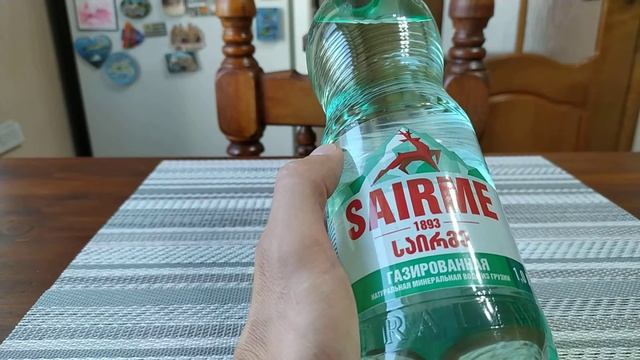 SAIRME грузинская минеральная, природная, лечебно-столовая вода, газированная смотреть онлайн