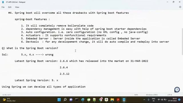 Spring Boot & Microservices Demo (Session-2) By Mr. Sreenivas смотреть онлайн