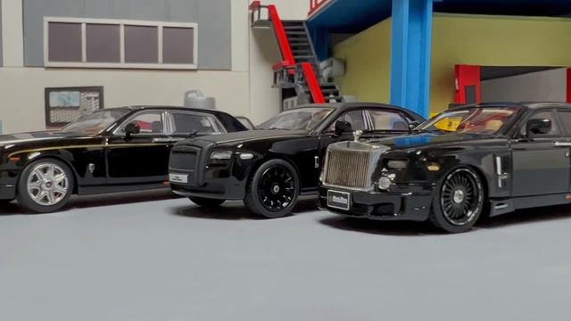 1/64 ScaleMini Rolls-Royce Phantom Sports Line Black Bison Edition Wald Bodykit | Diecast Hobby смотреть онлайн