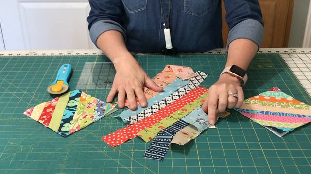 How to Make a String Quilt Block