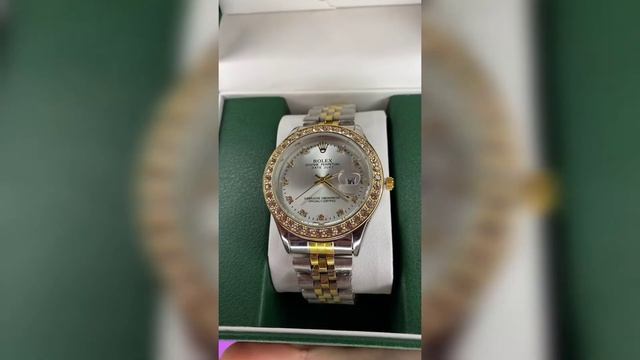 Часы Ролекс (Rolex) женские водонепроницаемые,в фирменной коробке смотреть онлайн