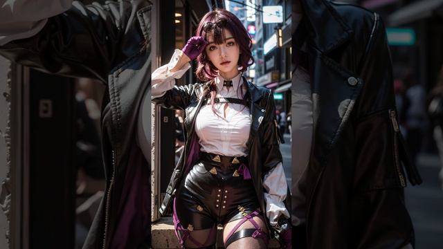 [4K] Kafka カフカ Honkai Star Rail - AI ART Cosplay Lookbook Model Video смотреть онлайн
