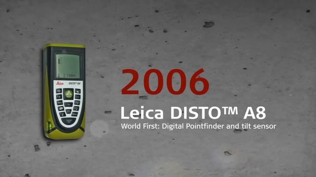 20 лет семейству дальномеров Leica DISTO смотреть онлайн