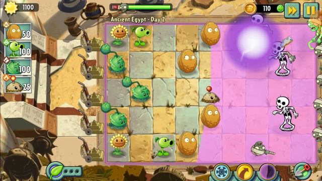 Снова начал играть в Plants vs. Zombie 2, открыл первые растения! #1 смотреть онлайн