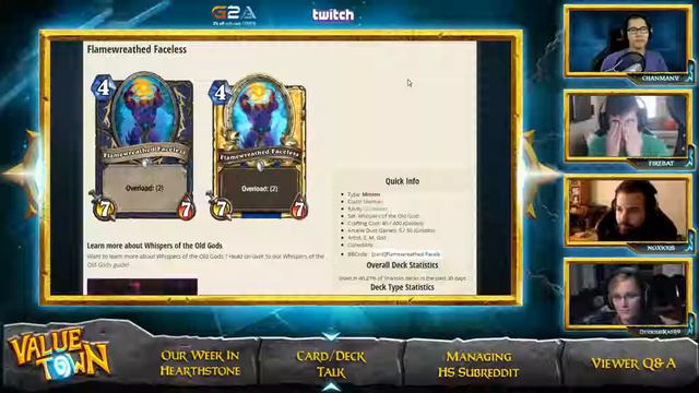[Hearthstone] Value Town #69 w/ Noxious, Firebat, ChanManV, and DeviousKat Pt. 1/2 смотреть онлайн