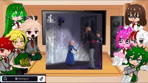 MHA Reacts to F!Y/N as Elsa ❄️