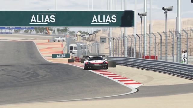 rFactor 2 - Porsche 911 GT3R - Bahrain Outer (Q1 2023 BOP and Tyre Update) смотреть онлайн