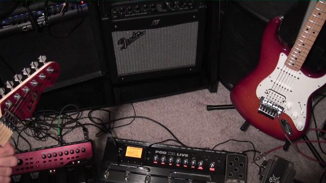 Line 6 Pod X3 live Fender Amp Emulation смотреть онлайн