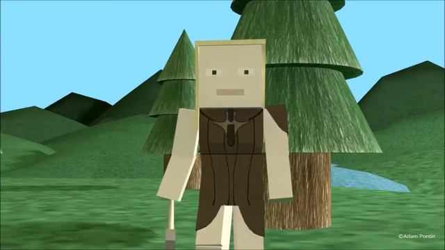 The Elder Scrolls Papercraft Animation - Adam Pontin