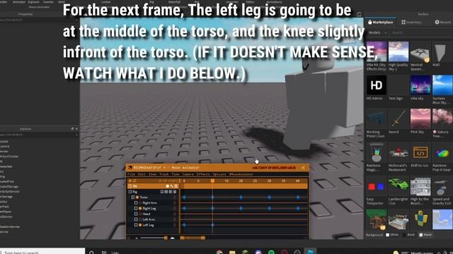 RBLX: How to create a Running Animation R6 / BETTERVERSION смотреть онлайн