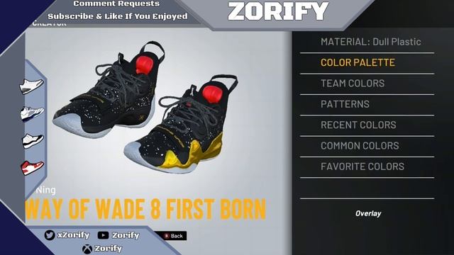 NBA 2K21 Shoe Creator - Lining Way Of Wade 8 "First Born" смотреть онлайн