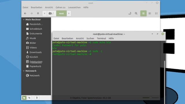 Linux für Anfänger #018 - Erhöhte Rechte | sudo und root смотреть онлайн