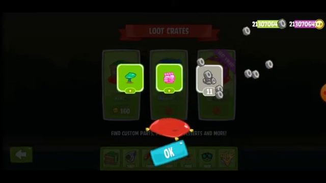 Открываю ящики и выбиваю легендарные скины в игре bad piggies. смотреть онлайн