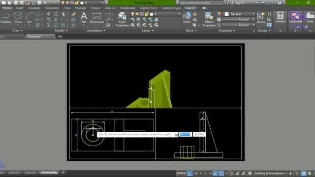 Autocad Tutorial-simple and easy steps of layout creation in Autocad 2019 especially for beginner смотреть онлайн