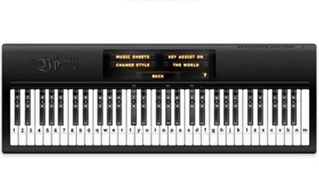 STAR WARS - The Imperial March (Virtual Piano) смотреть онлайн