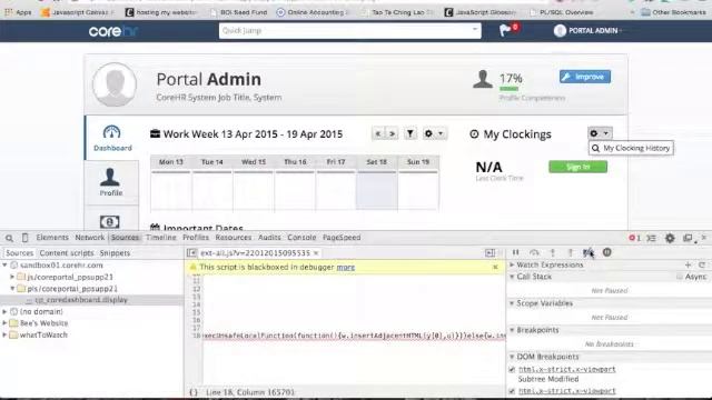 Chrome Dev Tools - Break on Event смотреть онлайн