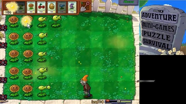 Plants Vs Zombies (Adventure Mode) -Level 1 -Day 8 -Game Play -The Aryan Game Show #MrSiddhantArya смотреть онлайн