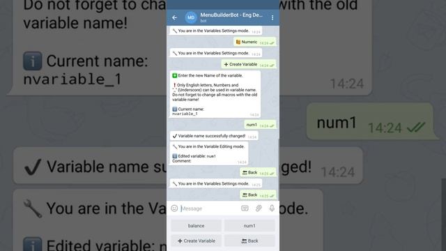 Menu Builder [EN] - 005 - Numeric Variable - [Create Bot Telegram] смотреть онлайн