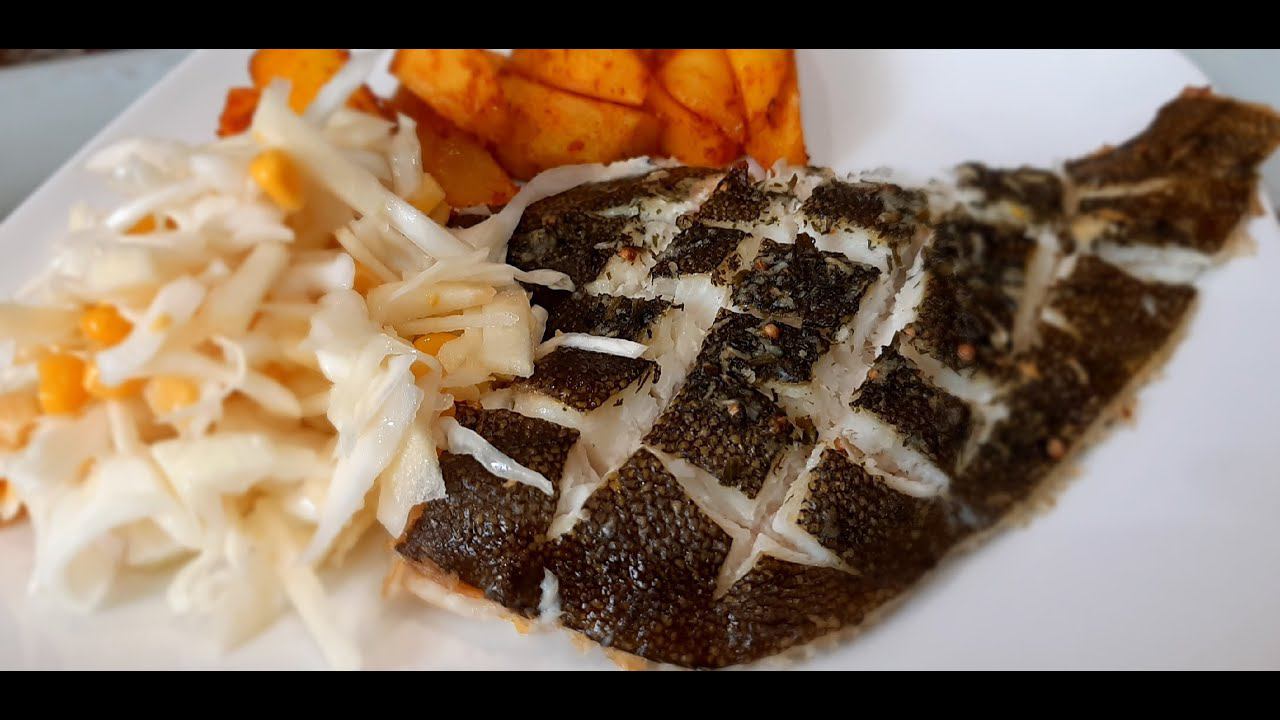 Мой фаворит среди рецептов запечённой рыбы! Камбала с ароматным маслом в духовке. смотреть онлайн