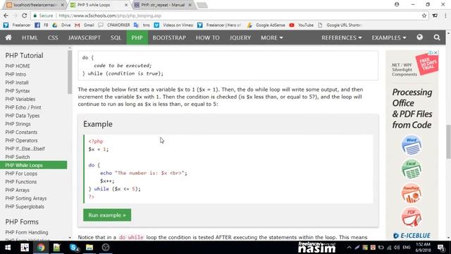 Raw Php Bangla Tutorial | loops and foreach loops | Part 7 | Freelancer Nasim смотреть онлайн