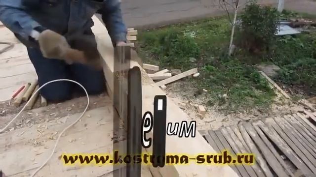 Дома из бруса Крепление стен смотреть онлайн