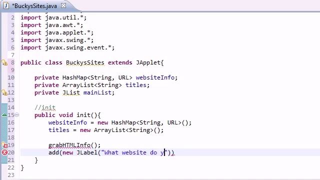 Java Level2Tutorial 30 init for Applet смотреть онлайн