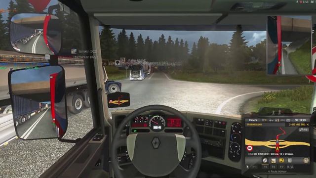 Euro Truck Simulator 2 MultiPlayer смотреть онлайн