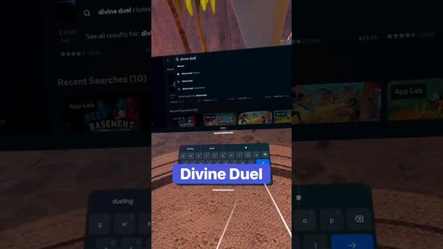How to PLAY Divine Duel VR fighting game? #shorts смотреть онлайн