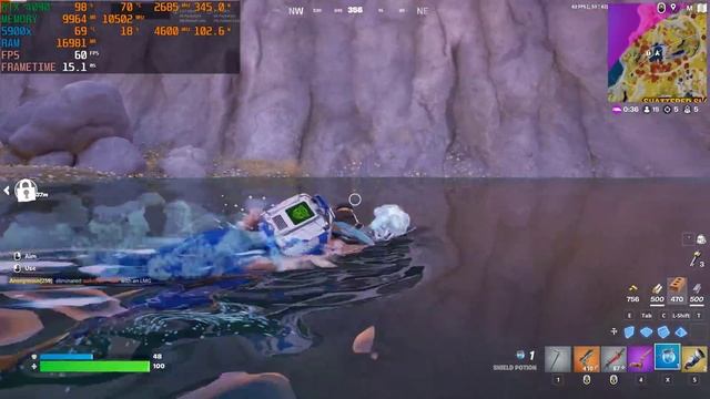 Fortnite : Chapter 4 Season 3 | RTX 4090 24GB ( 4K Maximum Settings RTX ON / DLSS OFF) смотреть онлайн