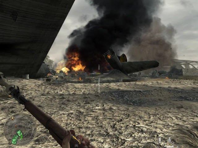 Прохождение Call of Duty: World At War Жёсткая посадка #3