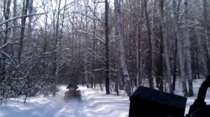 CF Moto 500  Зимние покатушки!
