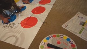 Twister Game For The First Time! Kids First Try at The Funny Family Stretching Game