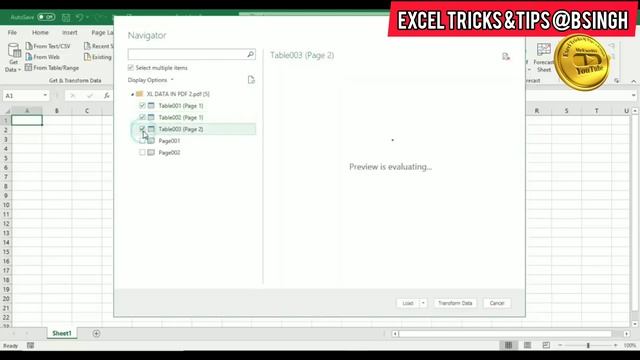 how to convert PDF file to Ms Excel / convert data PDF file to Ms Excel in Hindi tutorial @BSingh смотреть онлайн