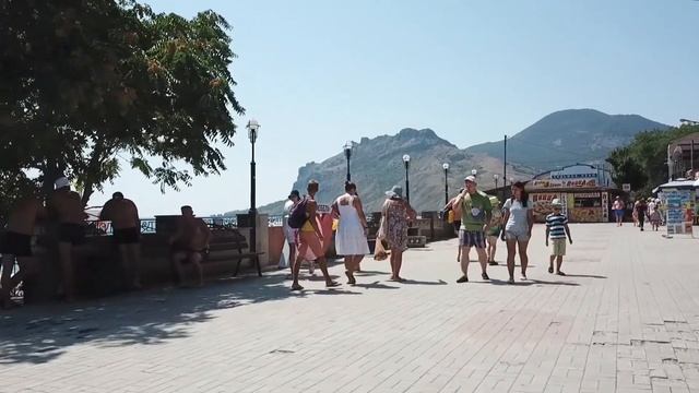 Полет над набережной Коктебеля смотреть онлайн