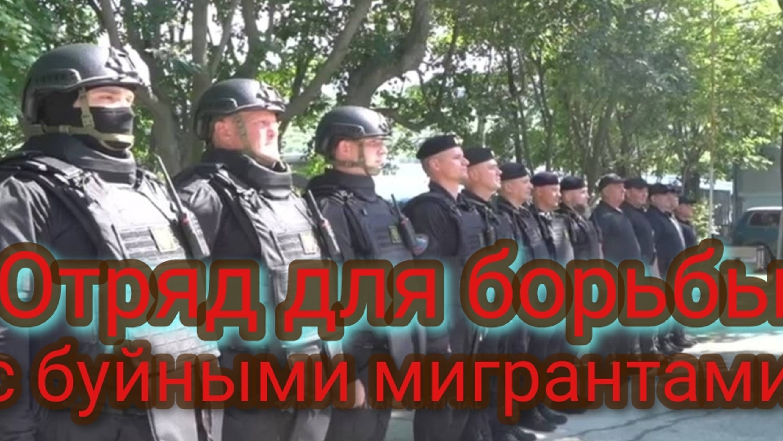 Создан отряд для борьбы с буйными мигрантами смотреть онлайн
